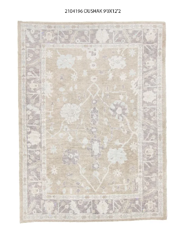 9x12 Modern Oushak Area Rug