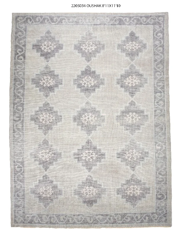 9x12 Modern Oushak Area Rug