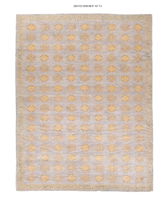 9x12 Modern Oushak Area Rug