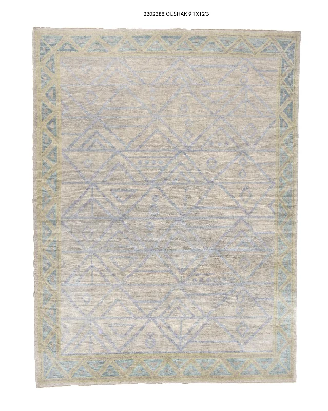 9x12 Modern Oushak Area Rug