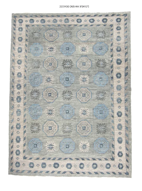 9x12 Modern Oushak Area Rug