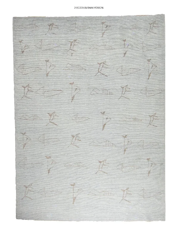 9x12 Modern Oushak Area Rug