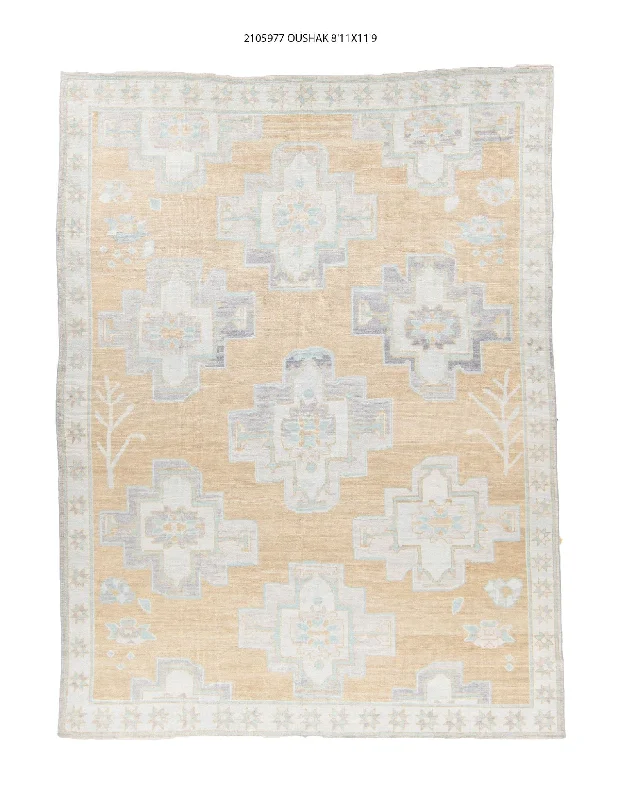 9x12 Modern Oushak Area Rug