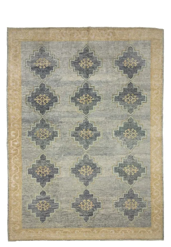 9x12 Modern Turkish Oushak Area Rug