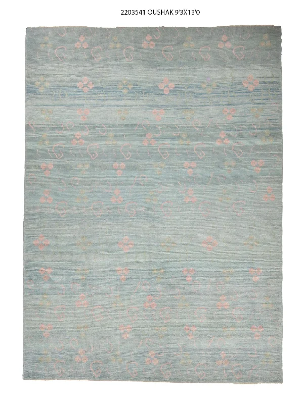 9x13 Modern Oushak Area Rug