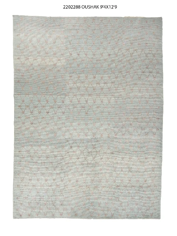 9x13 Modern Oushak Area Rug