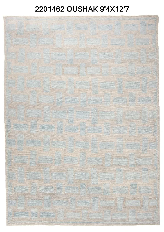 9x13 Modern Oushak Area Rug