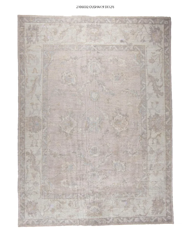 9x13 Modern Oushak Area Rug