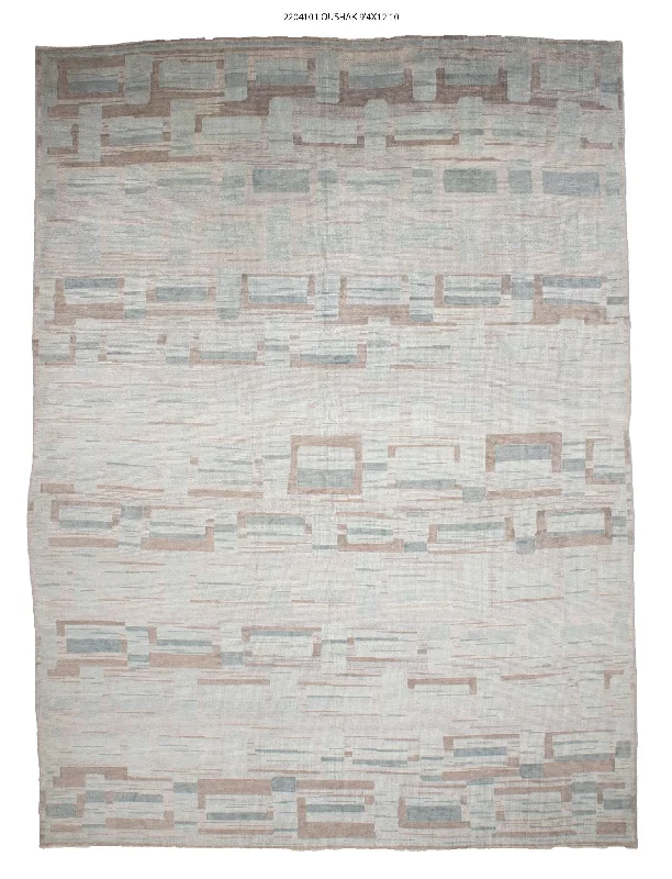 9x13 Modern Oushak Area Rug