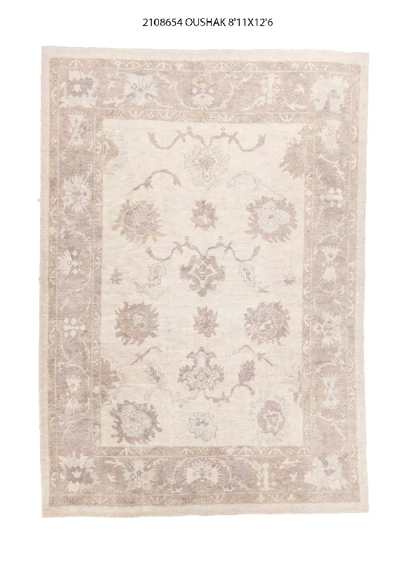 9x13 Modern Oushak Area Rug