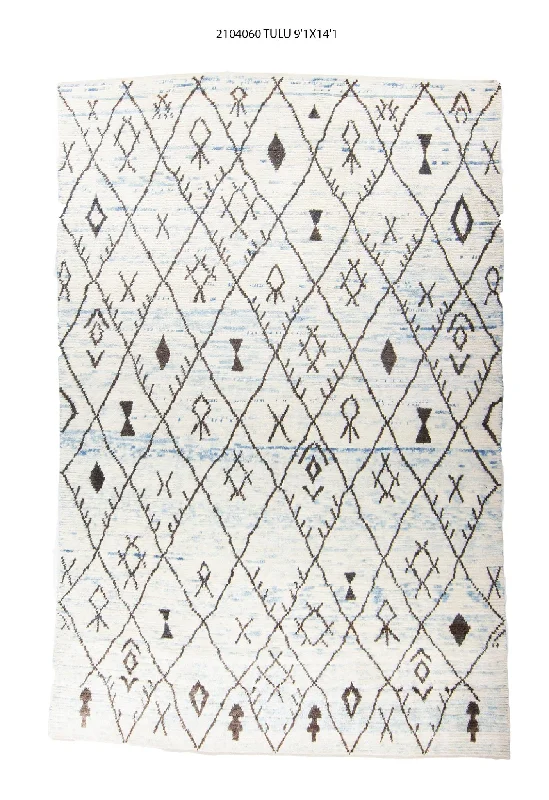 9x14 Modern Tulu Area Rug