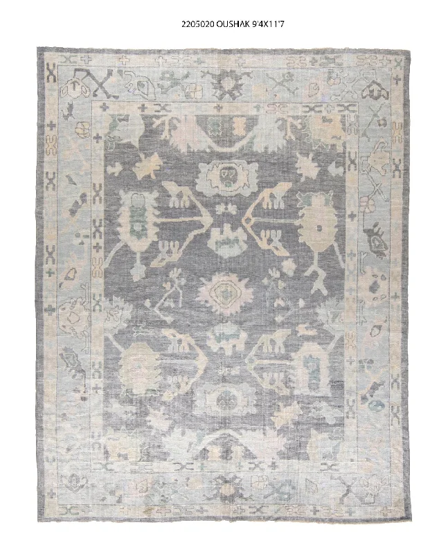 9x18 Modern Oushak Area Rug