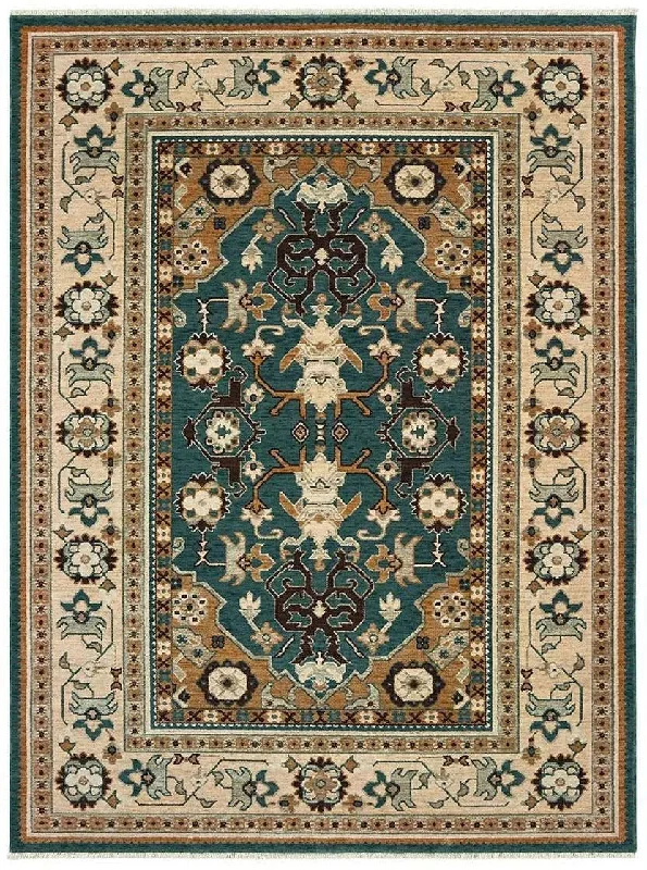 Anatolia 5502L Teal Sand Rug