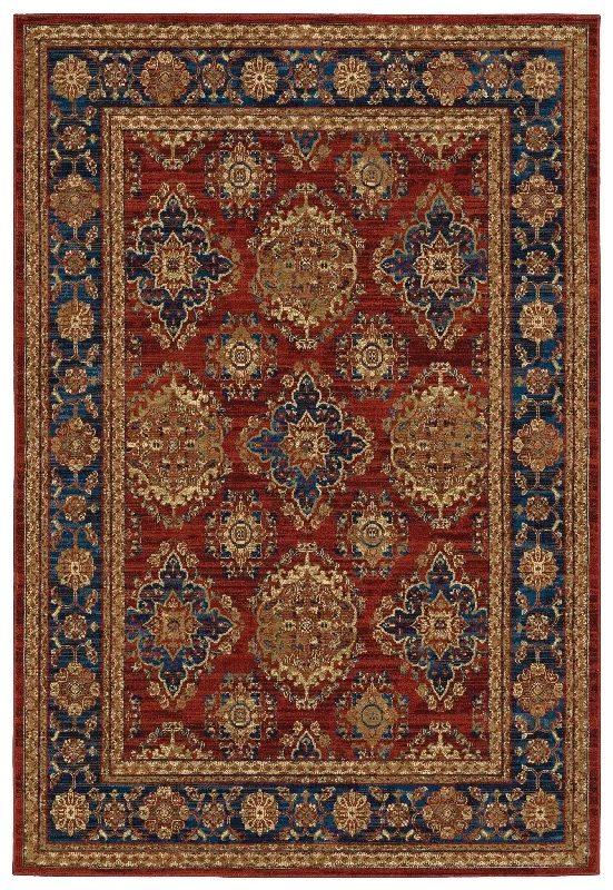 Ankara 1802R Red/Blue Rug