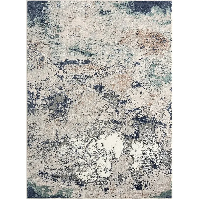 Antalya 82057DGB Dark Grey/Beige Rug