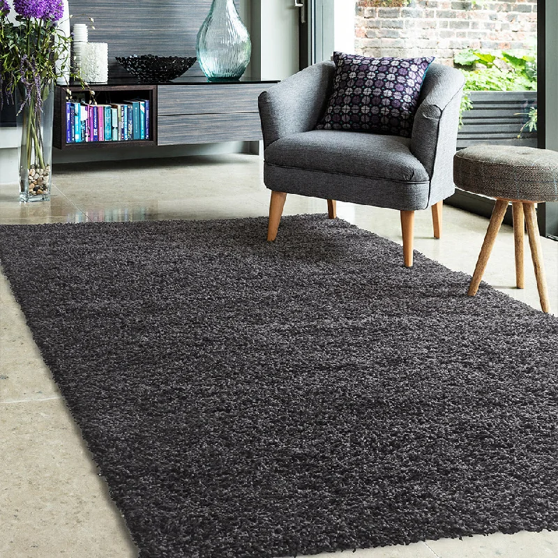 Anthracite Libra Shaggy Rug