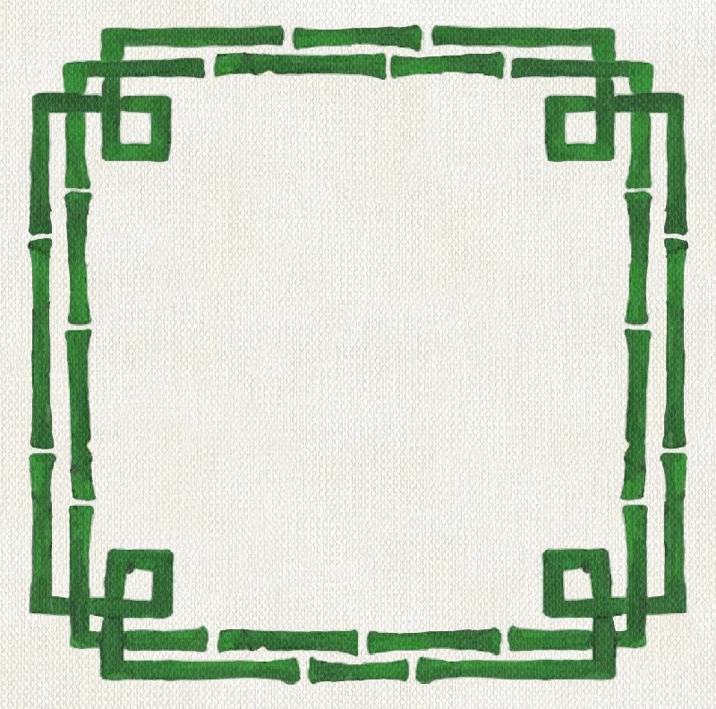 Bamboo Green Charger - (SQUARE)