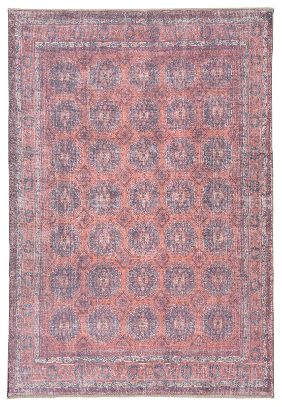 Boheme BOH05 Blue/Red Rug