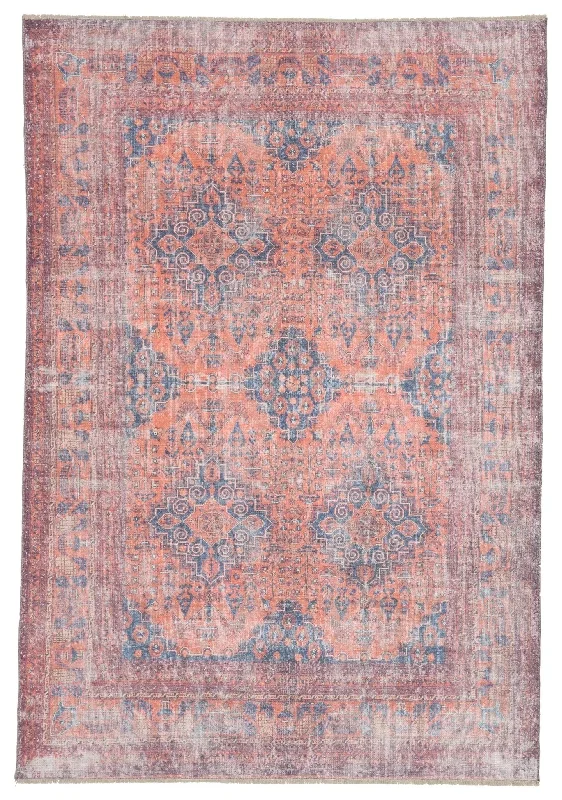 Boheme BOH06 Orange/Blue Rug