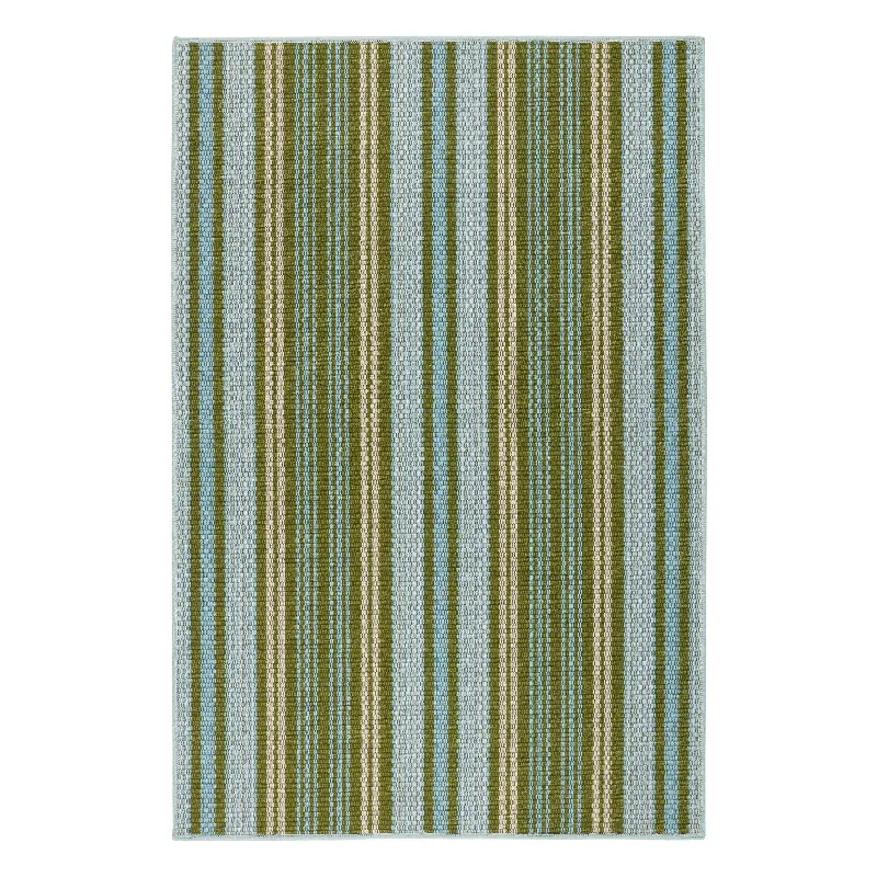 Caravan Stripe Multi Machine Washable Rug