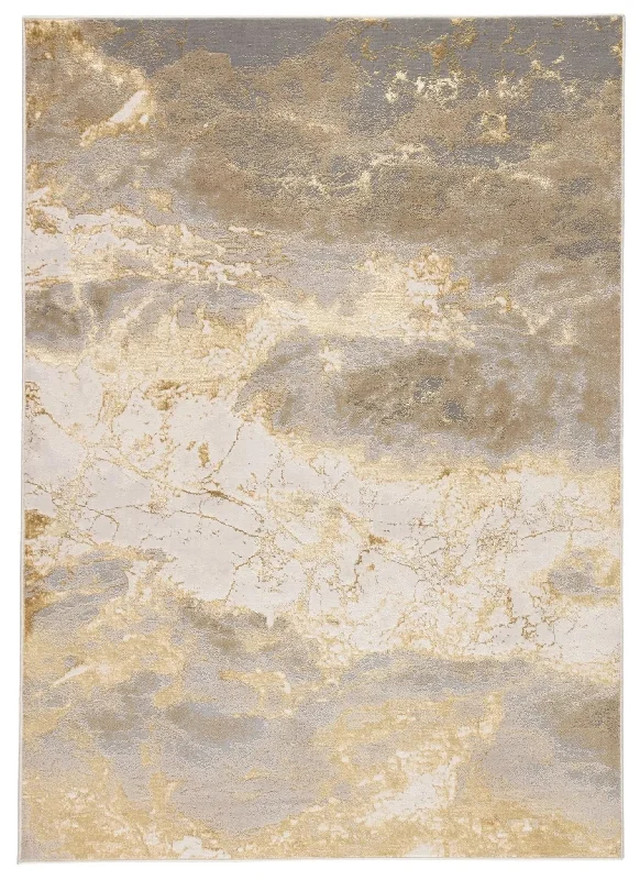 Catalyst CTY02 Grey/Gold Rug