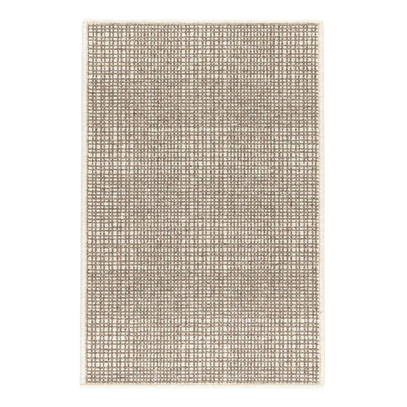 Checkers Flint Woven Wool Custom Rug