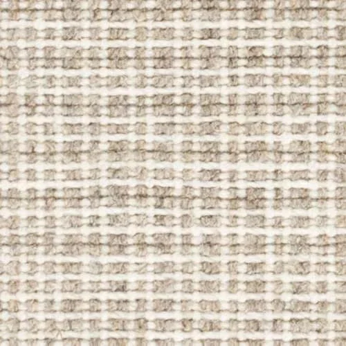 Checkers Natural Woven Wool Custom Rug Swatch