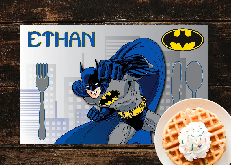 BATMAN Personalized table Placemat for kids