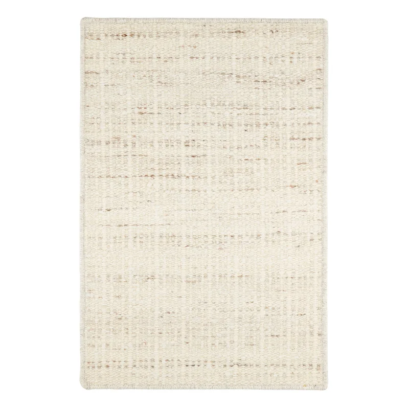 Ellis Natural Woven Wool Custom Rug