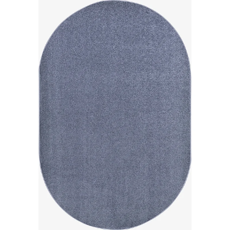 Endurance Oval Glacier Blue Area Rug