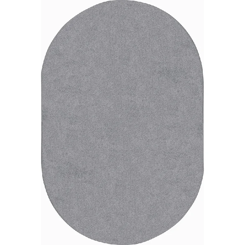 Endurance Oval Silver Area Rug