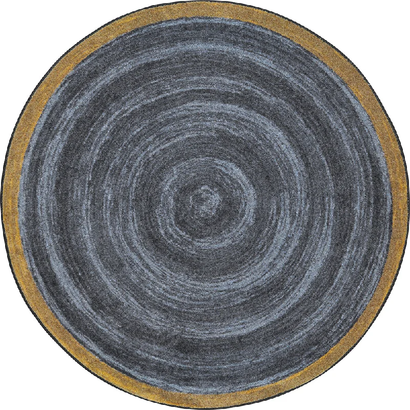 Feeling Natural Slate Circular Area Rug