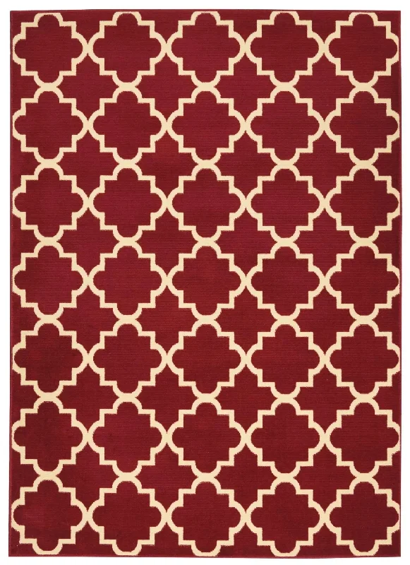 Grafix GRF08 Red Rug