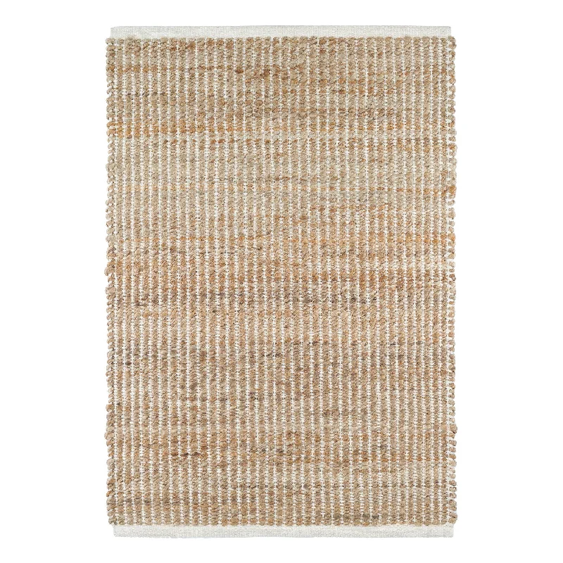 Gridwork Ivory Handwoven Jute Rug