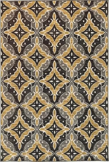 Harper 46181 Charcoal/Gold Rug