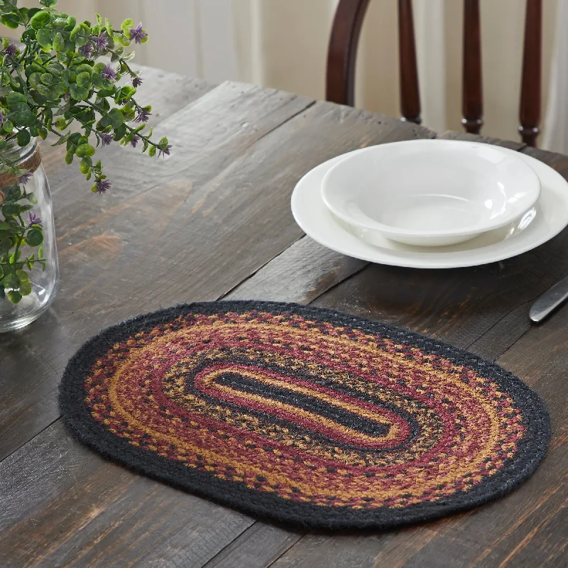 Heritage Farms Braided Oval Placemat 12x18"