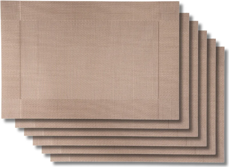 Jay Hill Placemats - Copper - 45 x 31 cm - 6 Stuks