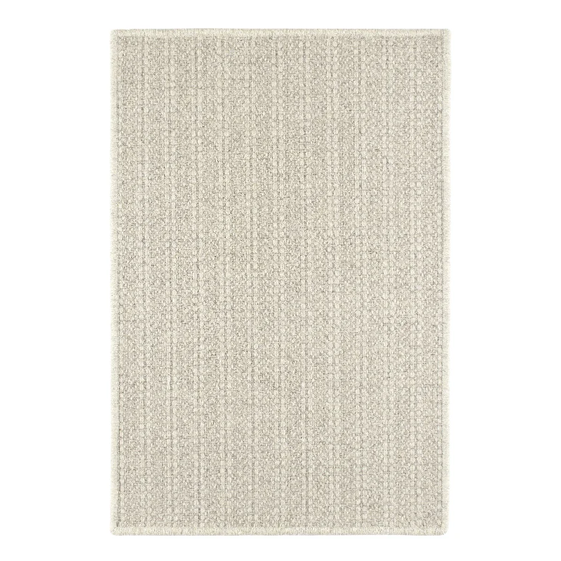 Jett Natural Woven Wool Custom Rug