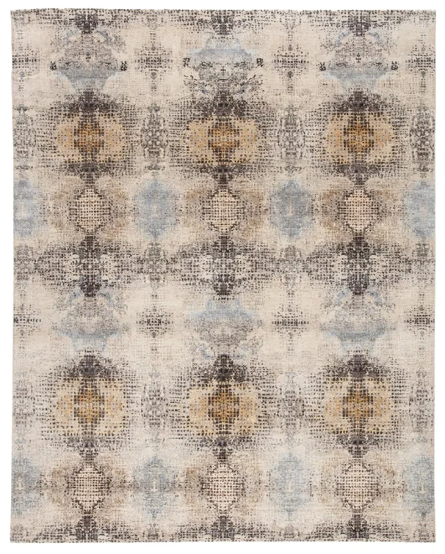 Kaleida By Kavi KDK01 Lucida Beige/Light Blue Rug