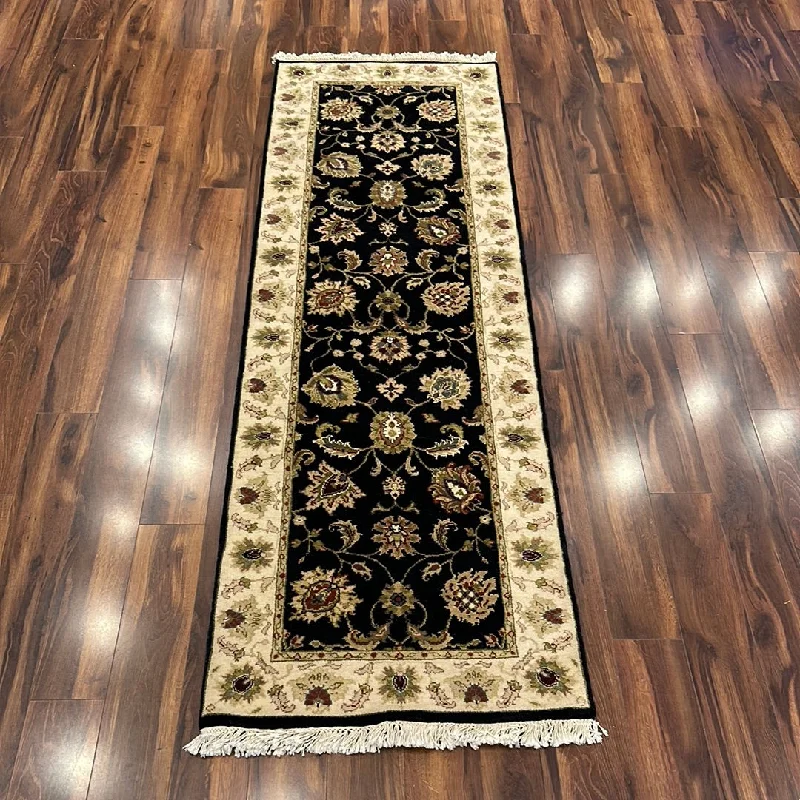 Kaoud Rugs 2.5X7.10 Runner BLACK ANT. MAHAL  Area Rug