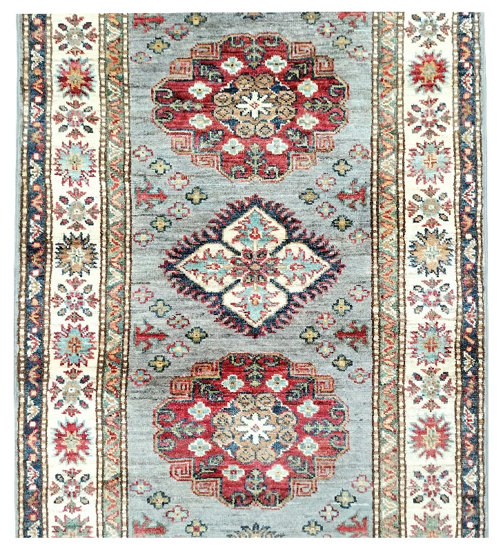 Kaoud Rugs 2.9X20.4 Runner Red Kazak Area Rug