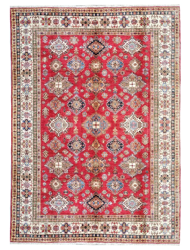 Kaoud Rugs 9X11.11 Rectangle Red Kazak Area Rug