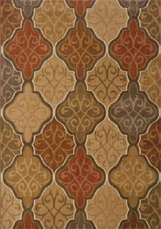 Kasbah 3832C Orange Gold Rug