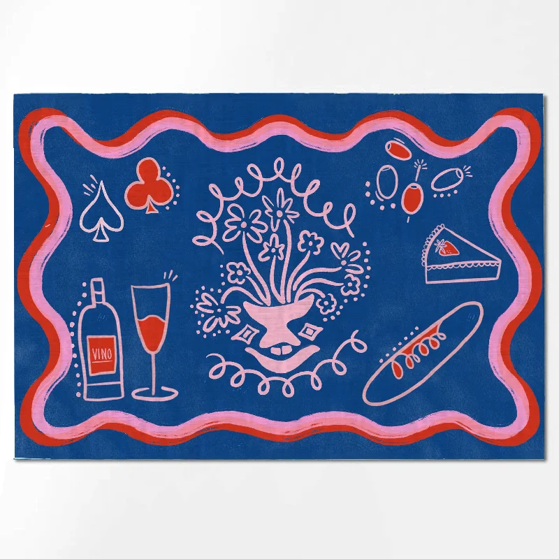 Mercato Blu - Placemat S/4 (PRE ORDER)