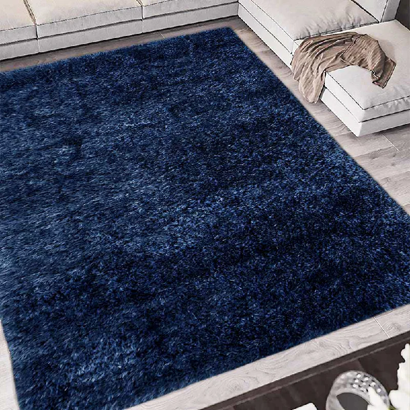 Navy Aurora Supersoft Luxury Rug