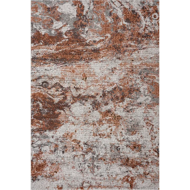 Nimbus Lr81834 Orange/Brown Rug