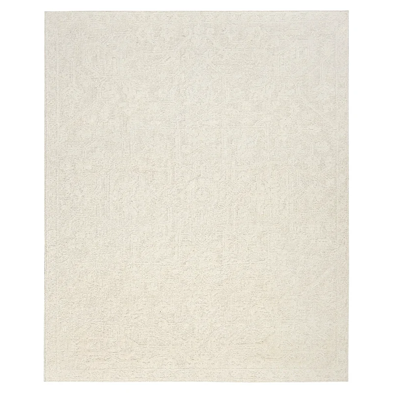 Ivory Moroccan Wool Rug