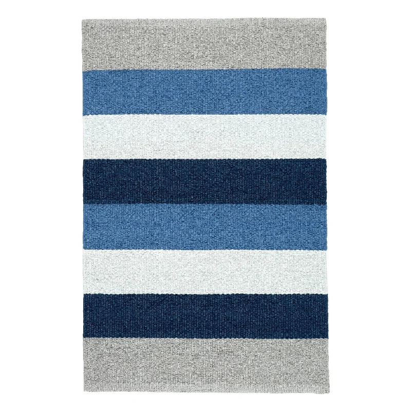 Ocean Stripe Handwoven Indoor/Outdoor Rug