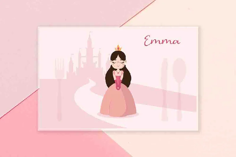 PRINCESS Personalized Placemat for Kids