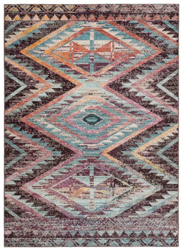 Rhythmik By Nikki Chu RHN11 Decca Multicolor Rug